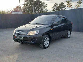 2015 Lada (ВАЗ) Granta I, чёрный, 439000 рублей, вид 1