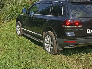 2008 Volkswagen Touareg I Рестайлинг, чёрный, 1000000 рублей, вид 3