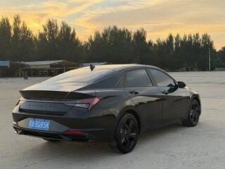 2022 Hyundai Elantra VII (CN7), чёрный, 1120000 рублей, вид 4