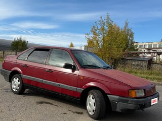 1992 Volkswagen Passat B3, пурпурный, 115000 рублей, вид 3
