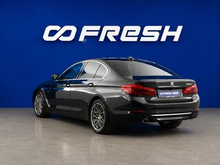 2016 BMW 5 серии 520d VII (G30/G31/G38), чёрный, 2649077 рублей, вид 2
