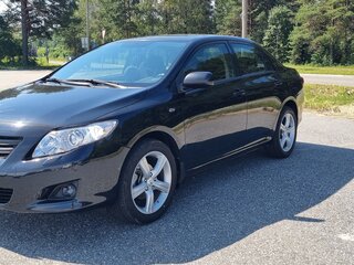 2008 Toyota Corolla X (E140, E150), чёрный, 1100000 рублей, вид 3