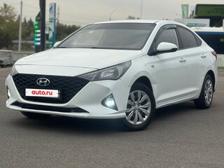 2020 Hyundai Solaris II Рестайлинг, белый, 967000 рублей, вид 1