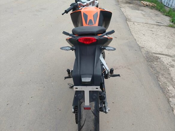 2012 KTM 200 Duke, оранжевый, 229000 рублей - вид 4