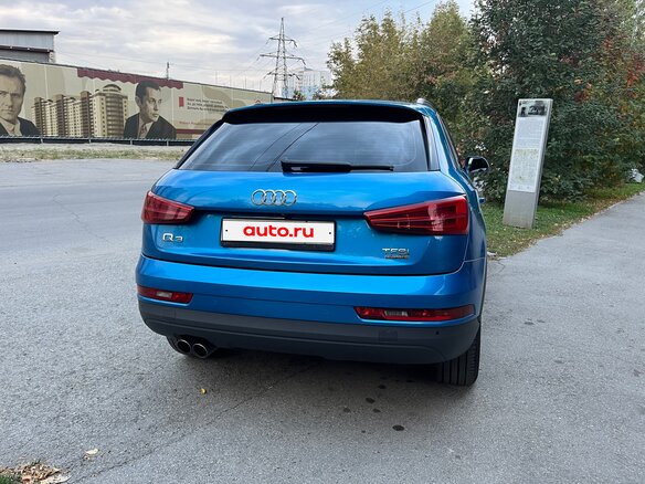 2015 Audi Q3 I (8U) Рестайлинг, голубой, 1750000 рублей - вид 2