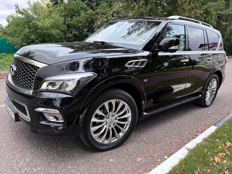 2015 Infiniti QX80 I Рестайлинг, чёрный, 2690000 рублей, вид 1