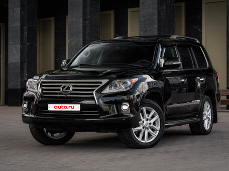 2012 Lexus LX 570 III Рестайлинг, чёрный, 3900000 рублей, вид 1