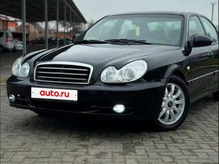 2007 Hyundai Sonata ТагАЗ IV (EF) Рестайлинг, чёрный, 360000 рублей, вид 1