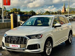 2022 Audi Q7 45 TFSI II (4M) Рестайлинг, белый, 5750000 рублей, вид 1