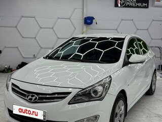 2014 Hyundai Solaris I Рестайлинг, белый, 1100000 рублей, вид 1