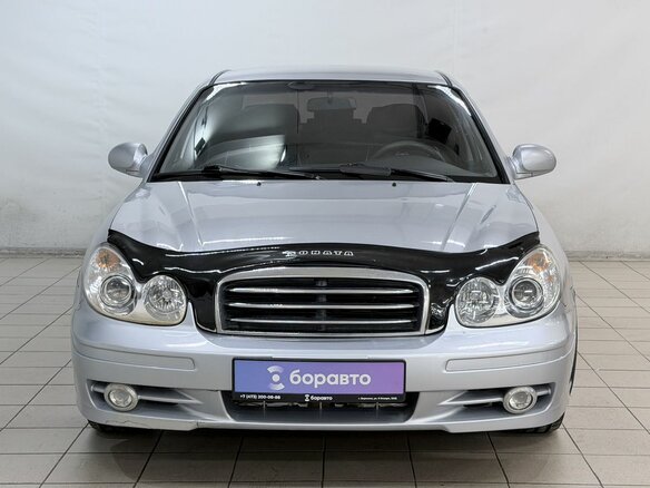 2007 Hyundai Sonata ТагАЗ IV (EF) Рестайлинг, серебристый, 438000 рублей - вид 3