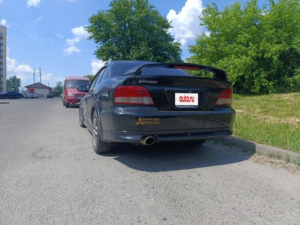 2002 Mitsubishi Galant VIII Рестайлинг, чёрный, 500000 рублей - вид 5