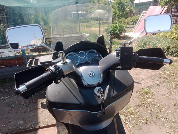2012 Sym Maxsym 400, серый, 310000 рублей - вид 7