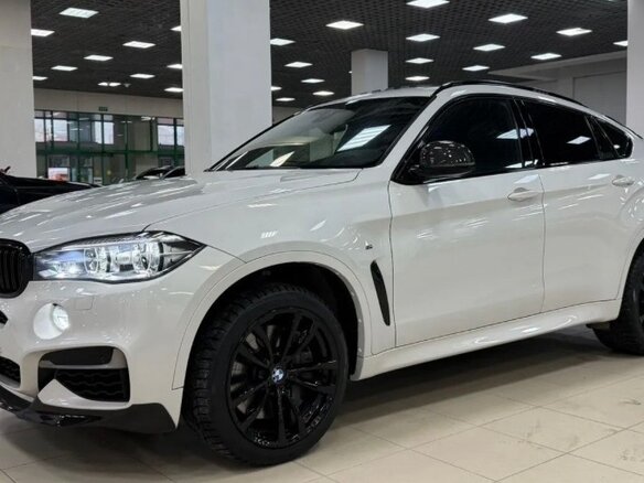 2017 BMW X6 M50d II (F16), белый, 3200000 рублей - вид 11