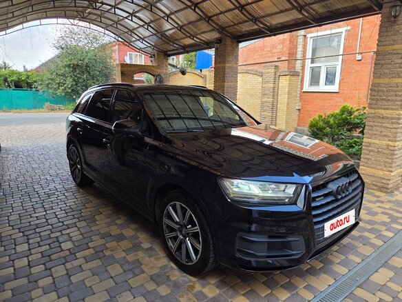 2018 Audi Q7 II (4M), чёрный, 3200000 рублей - вид 3