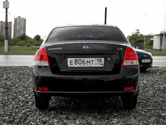 2007 Kia Cerato I Рестайлинг, чёрный, 559000 рублей - вид 5