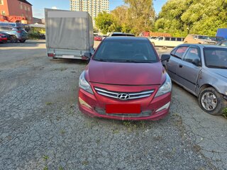 2016 Hyundai Solaris I Рестайлинг, красный, 694000 рублей, вид 1