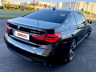 2015 BMW 7 серии Long 730Ld xDrive VI (G11/G12), чёрный, 3075023 рублей, вид 5