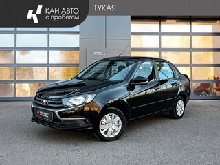2022 Lada (ВАЗ) Granta I Рестайлинг, чёрный, 695000 рублей, вид 1
