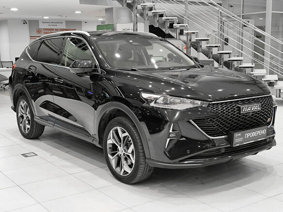 2022 Haval F7 I Рестайлинг, чёрный - вид 2