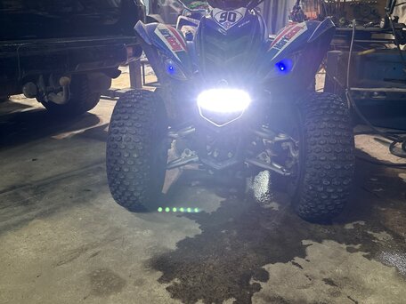 2012 Yamaha Raptor YFM90, синий, 200000 рублей, вид 4