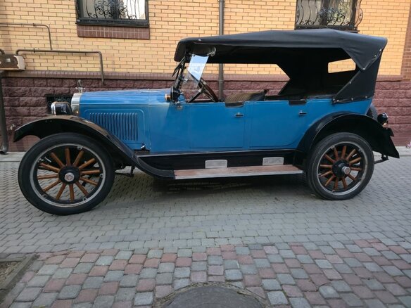 1923 Willys Knight Model 20, синий - вид 37