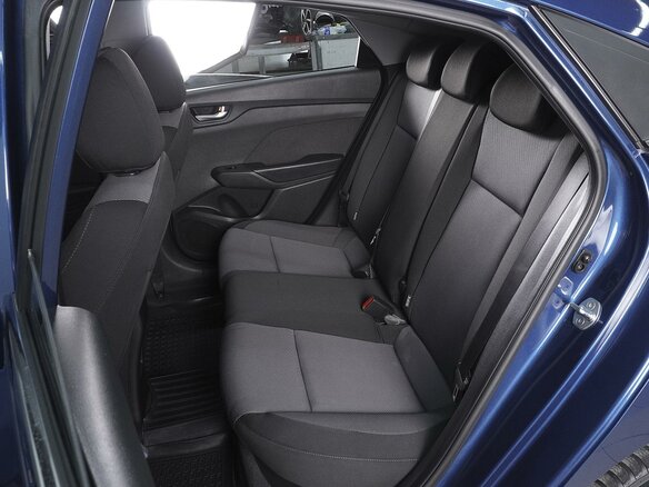 2021 Hyundai Solaris II Рестайлинг, синий - вид 8