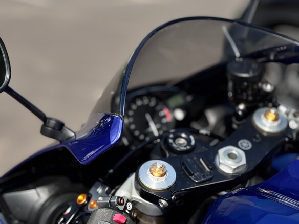 2004 Yamaha YZF-R1, синий, 530000 рублей - вид 7
