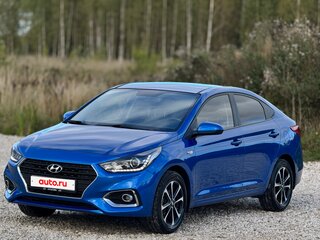 2017 Hyundai Solaris II, синий, 1298000 рублей, вид 5