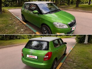 2011 Skoda Fabia II Рестайлинг, зелёный, 710000 рублей, вид 2