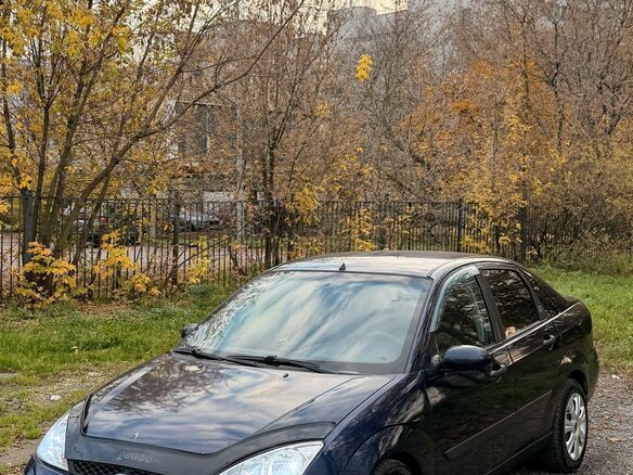 2003 Ford Focus I Рестайлинг, синий, 187000 рублей - вид 1