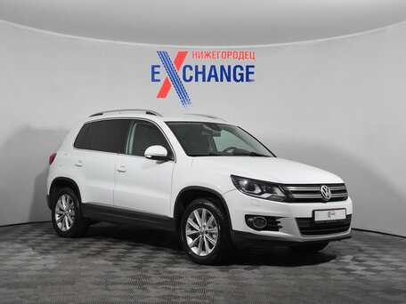 2014 Volkswagen Tiguan I Рестайлинг, белый, 1270000 рублей, вид 3