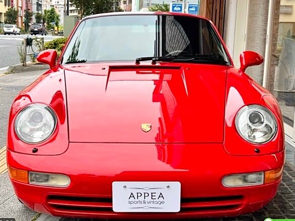 1995 Porsche 911 Carrera IV (993), красный