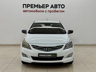 2014 Hyundai Solaris I Рестайлинг, белый, 930000 рублей, вид 2