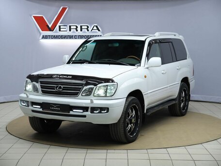 2003 Lexus LX 470 II Рестайлинг, белый, 1650000 рублей, вид 1