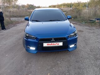 2008 Mitsubishi Lancer X, синий, 800000 рублей, вид 4