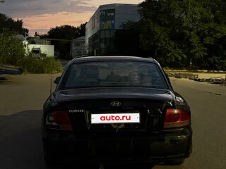 2006 Hyundai Sonata ТагАЗ IV (EF) Рестайлинг, чёрный, 185000 рублей, вид 4