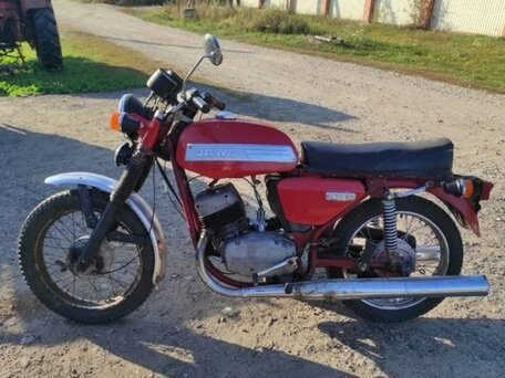 1976 Jawa 350/634, красный, 100000 рублей, вид 1