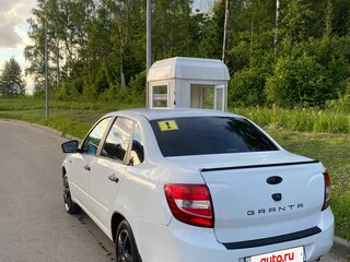2017 Lada (ВАЗ) Granta I, белый, 450000 рублей, вид 4