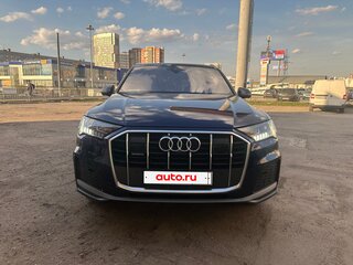 2020 Audi Q7 45 TDI II (4M) Рестайлинг, синий, 5500000 рублей, вид 5