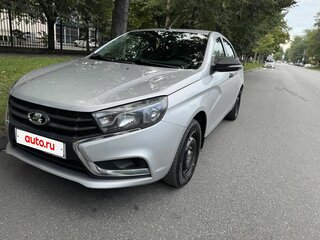 2016 Lada (ВАЗ) Vesta I, серебристый, 799000 рублей, вид 1