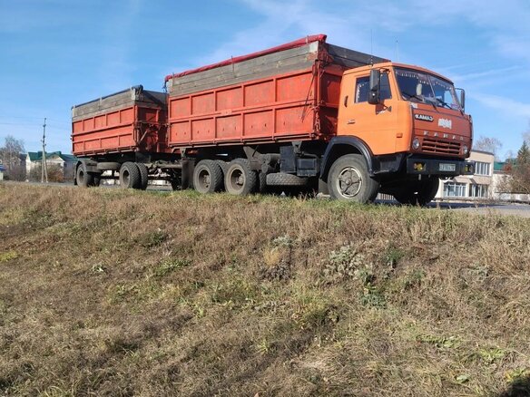 1991 КамАЗ 43085 Компас-5, оранжевый, 1300000 рублей - вид 1