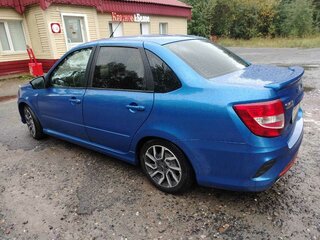 2019 Lada (ВАЗ) Granta Drive Active I Рестайлинг, синий, 850000 рублей, вид 4