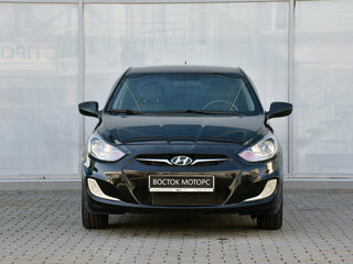 2011 Hyundai Solaris I, чёрный, 520000 рублей, вид 4