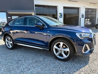 2022 Audi Q3 Sportback 35 TDI II (F3), синий, 4100000 рублей, вид 2