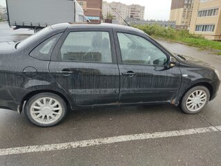 2015 Lada (ВАЗ) Granta I, чёрный, 370000 рублей, вид 4