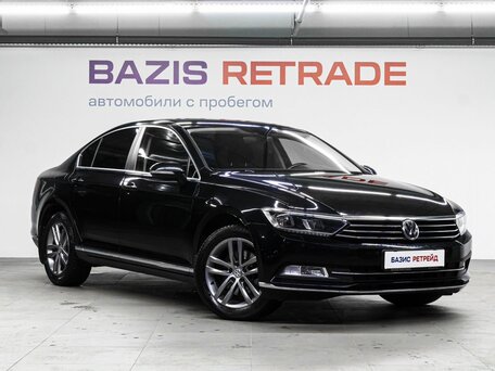 2017 Volkswagen Passat B8, чёрный, 1830000 рублей, вид 3