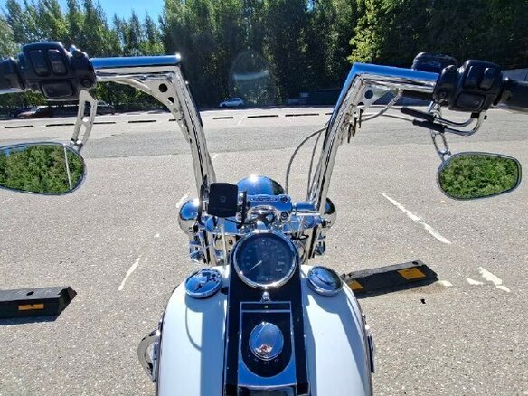 2006 Harley-Davidson Softail Deluxe, синий, 950000 рублей - вид 13