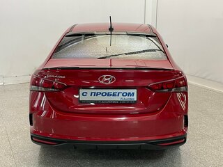 2020 Hyundai Solaris II Рестайлинг, красный, 1390000 рублей, вид 3