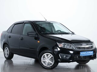 2015 Lada (ВАЗ) Granta I, чёрный, 419000 рублей, вид 1